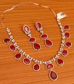Red necklace-sets