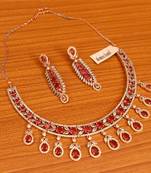 Red necklace-sets