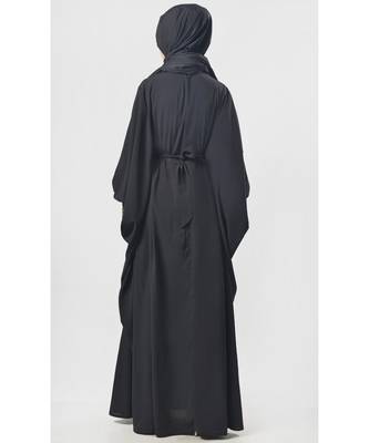Women's Arabian style Aari work detailing Nida Kaftan Dress 2
