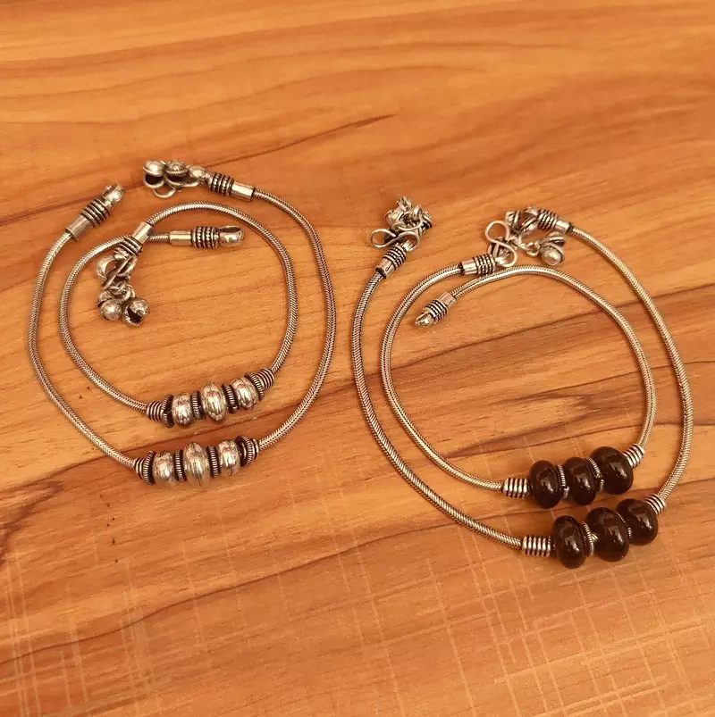 Black anklets