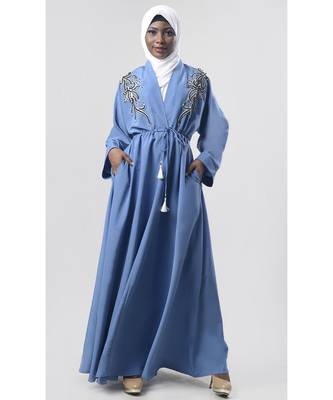 Women's Buttons embedded Carduroy jacket style dress 1