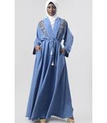 Women's Buttons embedded Carduroy jacket style dress