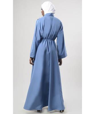 Women's Buttons embedded Carduroy jacket style dress 2