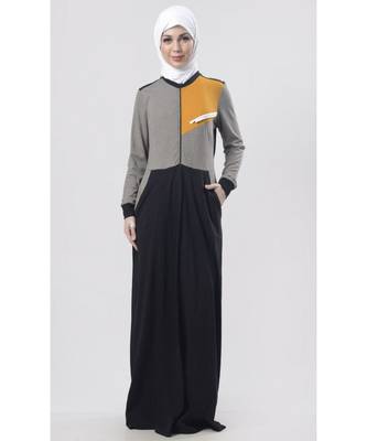 Women's Jersey T shirt sports Abaya 1