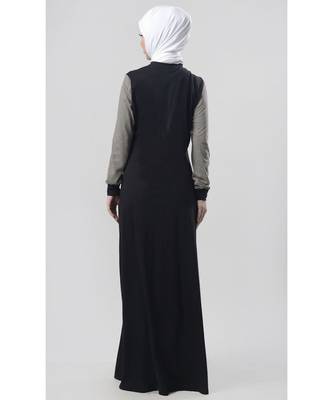 Women's Jersey T shirt sports Abaya 2
