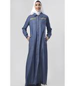 Women's Denim everyday Modest Abaya Jilbab