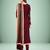Trendmalls Maroon embroidered Georgette Party Wear Kurta Pant with Dupatta Salwar Suit Set