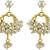 White pearl earrings