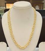 White pearl necklaces
