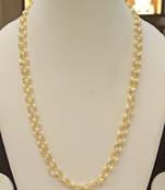 White pearl necklaces