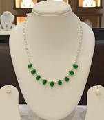 Multicolor pearl necklaces