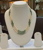 Multicolor pearl necklaces