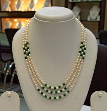 Multicolor pearl necklaces 1