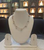 Pink pearl necklaces
