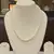 White pearl necklaces