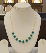 Multicolor pearl necklaces