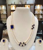 Multicolor pearl necklaces
