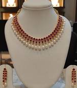 Multicolor pearl necklaces