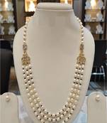 Multicolor pearl necklaces