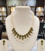 Multicolor pearl necklaces