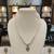White pearl necklaces