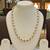 Multicolor pearl necklaces