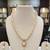 White pearl necklaces