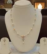 Multicolor pearl necklaces