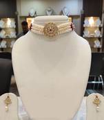 Multicolor pearl chokers