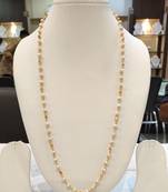 White pearl necklaces