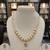 White pearl necklaces
