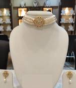 White pearl chokers