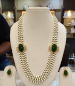Multicolor pearl necklaces