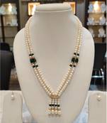 Multicolor pearl necklaces