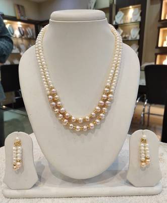 Multicolor pearl necklaces 1