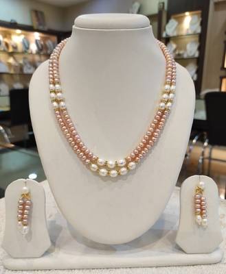 Multicolor pearl necklaces 1