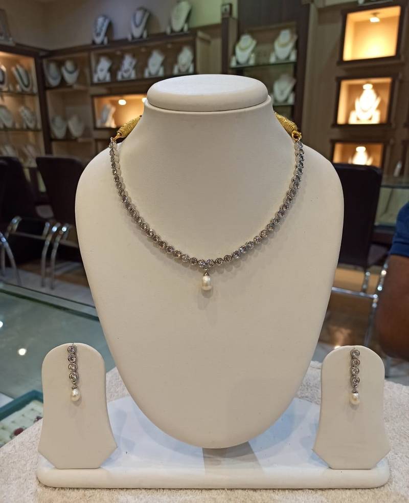 White necklaces