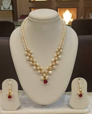 Multicolor pearl necklaces 1