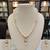 White pearl necklaces