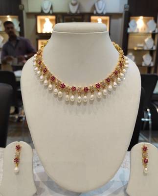 Multicolor pearl necklaces 1
