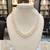 White pearl necklaces