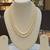 White pearl necklaces
