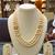 Multicolor pearl necklaces