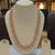 Pink pearl necklaces