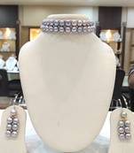 White pearl chokers