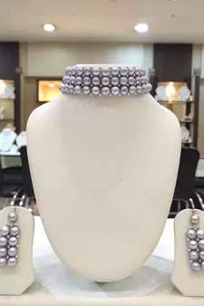 White pearl chokers