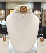 Multicolor pearl chokers