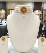 White pearl chokers