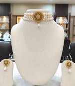 White pearl chokers