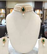 White pearl chokers
